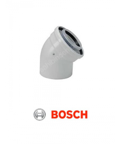 Bosch 45 Derece Yoğuşmalı Baca Dirseği