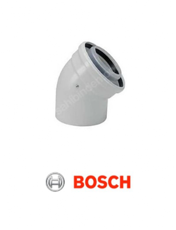 Bosch 45 Derece Yoğuşmalı Baca Dirseği